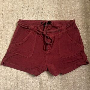 (2 shorts)Burgundy shorts: Sanctuary size 26/ Green shorts: Charlot Russe size 5
